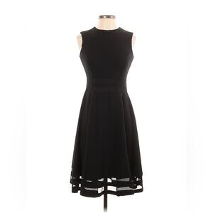 Calvin Klein Women's Sleeveless Round Neck Fit and Flare Dress